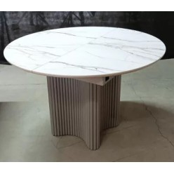 Стол обеденный АДАЖИО 115 КРУГЛЫЙ , керамика Стол обеденный АДАЖИО 115 КРУГЛЫЙ , керамика