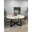 Стол обеденный SK1600, черный/керамика 