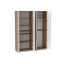 Шкаф 4-дверный с декор обкладом и доп. полками, Палермо