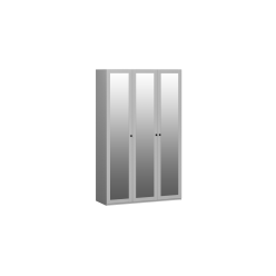 Шкаф 3 дверный с зеркальными дверями, Фрея 