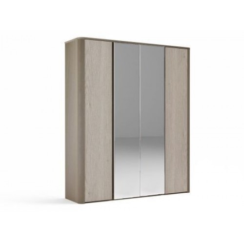 Шкаф 4-х дверный, Лацио (1954*530*2300) Серый камень Шкаф 4-х дверный, Лацио (1954*530*2300) Серый камень