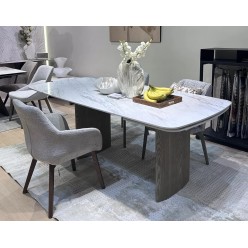 Стол обеденный CALVIN 180 с полуглянцевой керамической столешницей Стол обеденный CALVIN 180 с полуглянцевой керамической столешницей