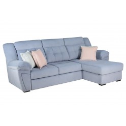 Угловой диван с оттоманкой "Леон-Л"