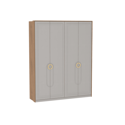 Шкаф 4-дверный с доп. средником, Палермо