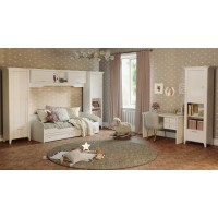 Кровать 900 с ящиками, Клер (2042*952*678) Сосна Андерсен Кровать 900 с ящиками, Клер (2042*952*678) Сосна Андерсен