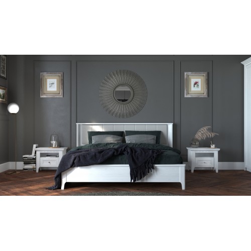 Кровать 1600 с мягкой вставкой изголовья, Клер Кровать 1600 с мягкой вставкой изголовья, Клер