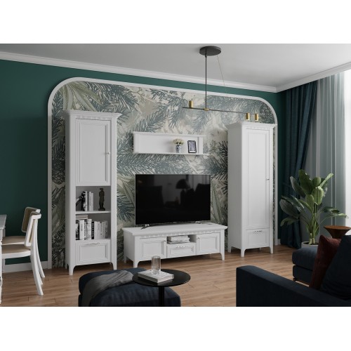 Гостиная Клер (2950*510*2054) возможный вариант комплектации 1 Гостиная Клер (2950*510*2054) возможный вариант комплектации 1